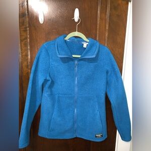 L.L. Bean Women's Blue Fleece Hoodie